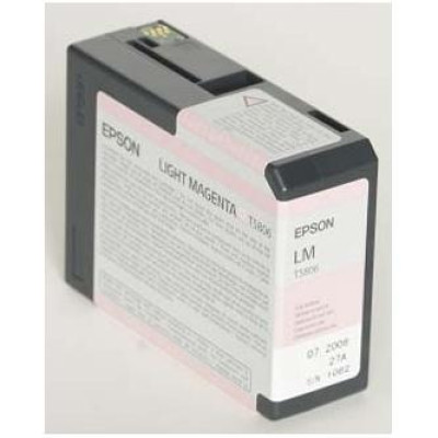 Epson T5806 (C13T580600), originálny atrament, svetlo purpurový, 80 ml