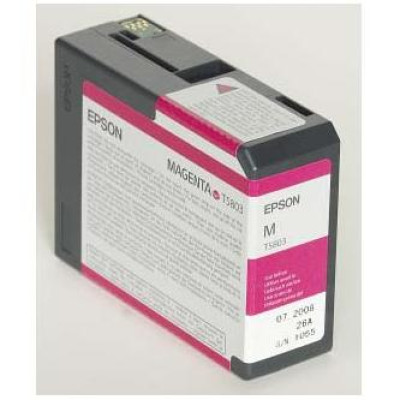 Epson T5803 (C13T580300), originálny atrament, purpurový, 80 ml