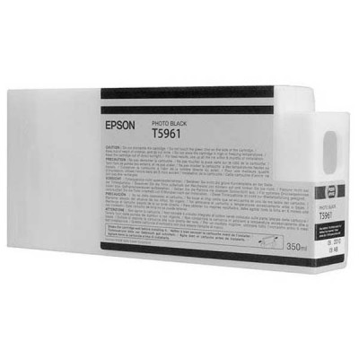 Epson T5961 (C13T596100), originálny atrament, photo čierny, 350 ml