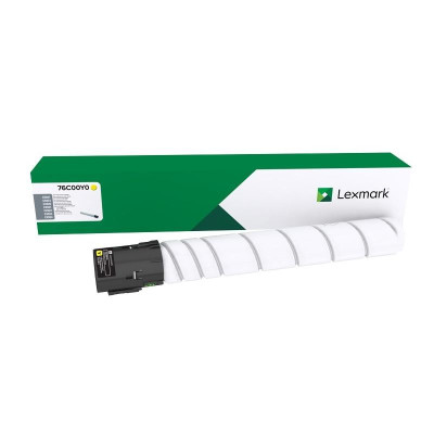 Lexmark 76C00Y0, originálny toner, žltý