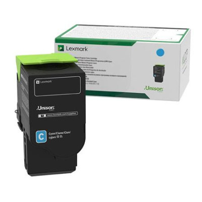 Lexmark 78C20C0 (78C20CE), originálny toner, azúrový