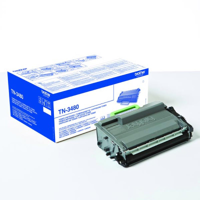 Brother TN-3480Bk, originálny toner, čierny