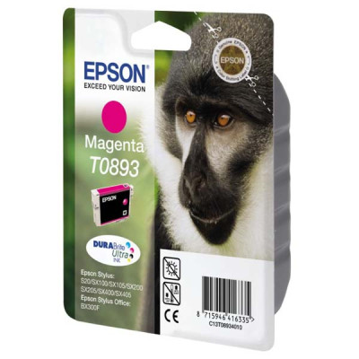 Epson T0893 (C13T08934011), originálny atrament, purpurový, 3,5 ml