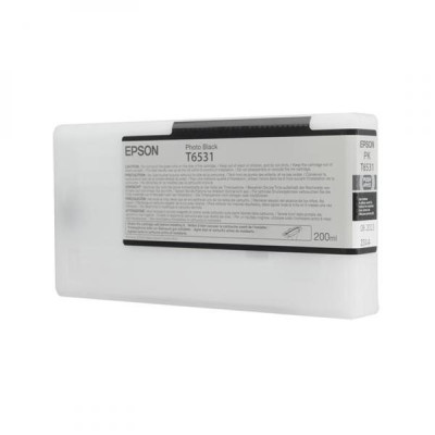 Epson T6531 (C13T653100), originálny atrament, photo čierny, 200 ml