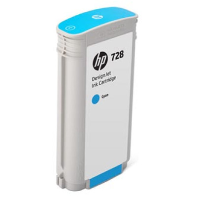 HP F9J67A (728), originálny atrament, azúrový, 130 ml