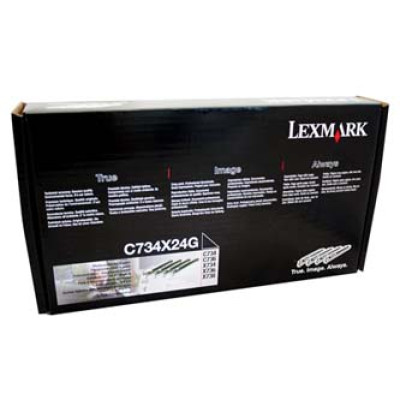 Lexmark C734X24G, originálny valec, CMYK, 4-pack