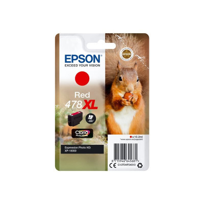 Epson T04F5 (C13T04F54010, 478XL), originálny atrament, červený, 10,2 ml, XL