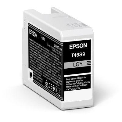 Epson T46S9 (C13T46S900), originálny atrament, svetlo šedý, 25 ml