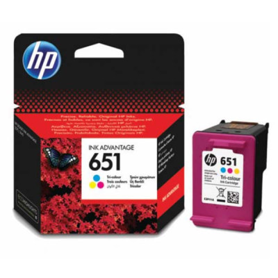 HP C2P11AE (651), originálny atrament, farebný