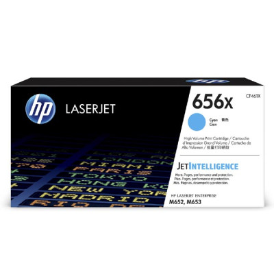 HP CF461X (656X), originálny toner, azúrový