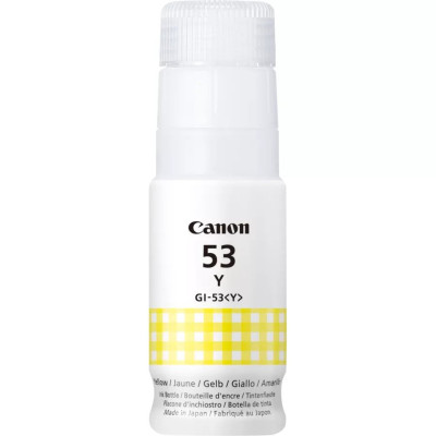 Canon GI-53Y (4690C001), originálny atrament, žltý, 60 ml