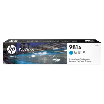 HP J3M68A (981A), originálny atrament, azúrový, 70 ml