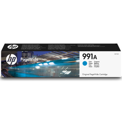 HP M0J74AE (991A), originálny atrament, azúrový, 97ml