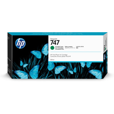 HP P2V84A (747), originálny atrament, chromaticky zelený, 300 ml