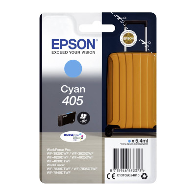 Epson T05G2 (C13T05G24010, 405), originálny atrament, azúrový, 5,4 ml