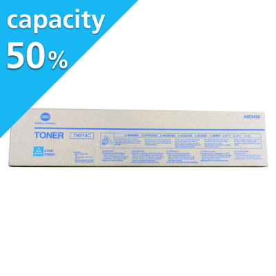 Konica Minolta TN-514C (A9E845H), originálny toner, azúrový, 1/2 kapacita