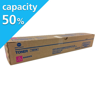 Konica Minolta TN-514M (A9E835H), originálny toner, purpurový, 1/2 kapacita