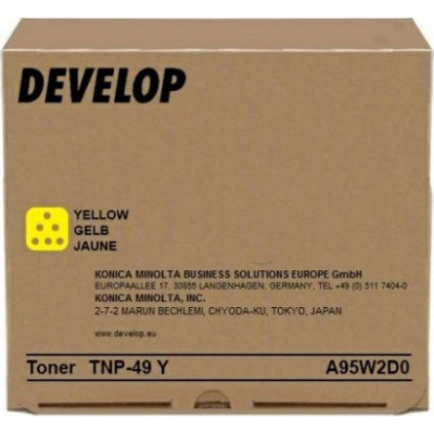 Develop TNP-49Y (A95W2D0), originálny toner, žltý