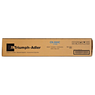 Triumph Adler CK-5511C (1T02R5CTA0), originálny toner, azúrový