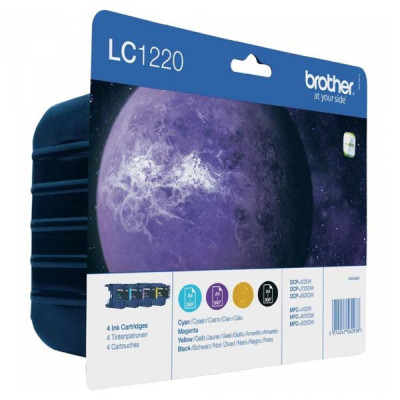 Brother LC-1220VALBP, originálny atrament, CMYK, 4-pack