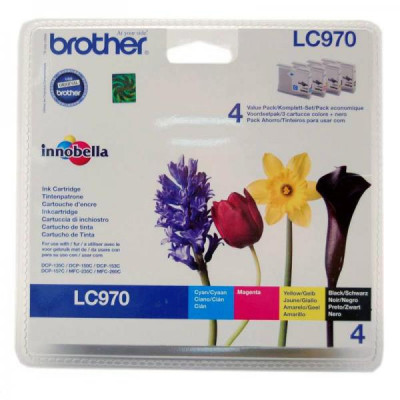 Brother LC-970VALBP, originálny atrament, CMYK, 4-pack