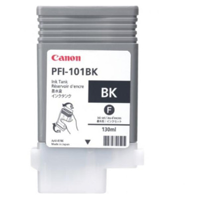 Canon PFI-101Bk (0883B001), originálny atrament, čierny, 130 ml