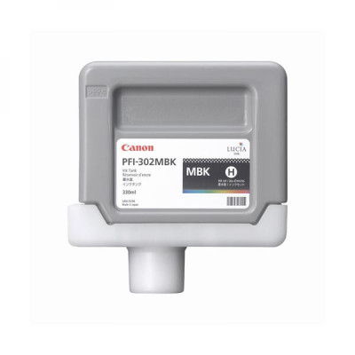 Canon PFI-302MBk (2215B001), originálny atrament, matne čierny, 330 ml