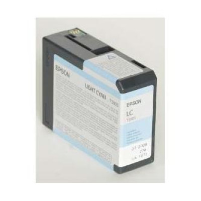 Epson T5805 (C13T580500), originálny atrament, svetlo azúrový, 80 ml