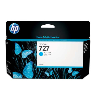 HP B3P19A (727), originálny atrament, azúrový, 130 ml