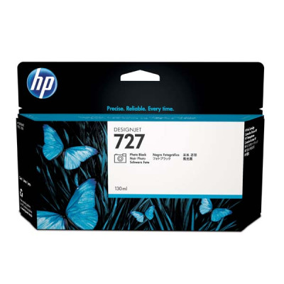 HP B3P23A (727), originálny atrament, photo čierny, 130 ml