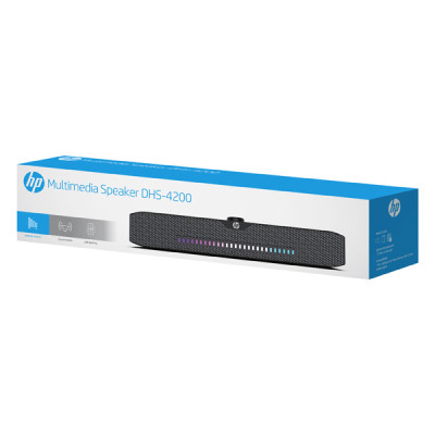 HP Soundbar DHS-4200, 6W, čierny, 3,5 mm jack (USB), podsvietený