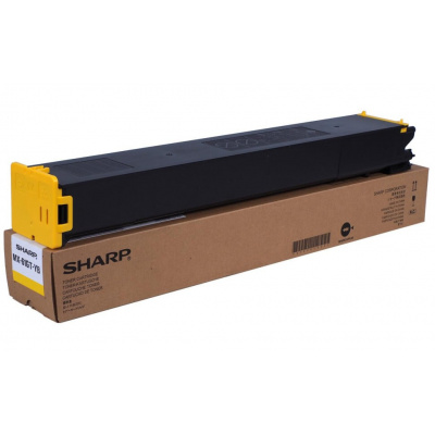 Sharp MX-61GTYB, originálny toner, žltý