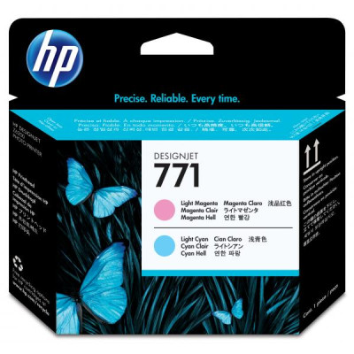 HP CE019A (771), originálna tlačová hlava, svetlo azúrová/svetlo purpurová