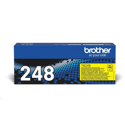 Brother TN-248Y, originálny toner, žltý