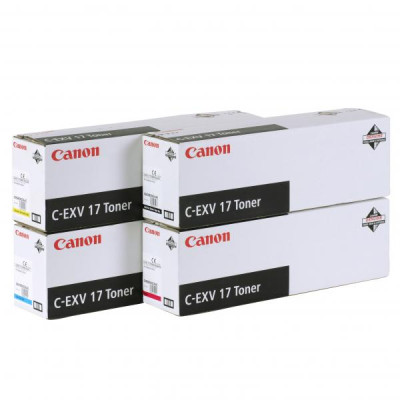 Canon C-EXV17Y (0259B002), originálny toner, žltý