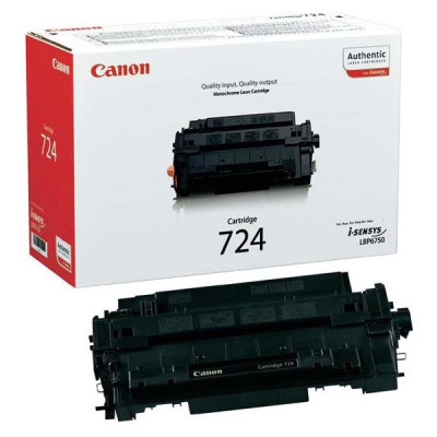 Canon CRG-724Bk (3481B002), originálny toner, čierny