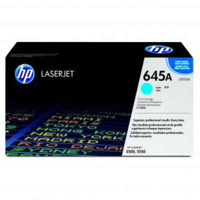 HP C9731A (645A), originálny toner, azúrový