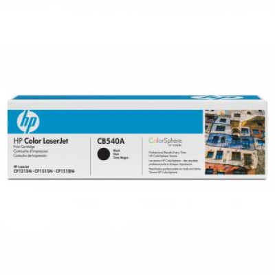 HP CB540A (125A), originálny toner, čierny