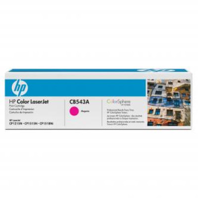 HP CB543A (125A), originálny toner, purpurový