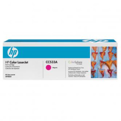 HP CC533A (304A), originálny toner, purpurový