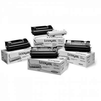 Lexmark 10E0042, originálny toner, žltý