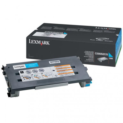 Lexmark C500S2CG, originálny toner, azúrový