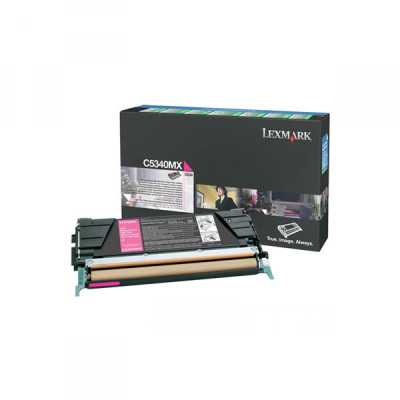 Lexmark C5340MX, originálny toner, purpurový