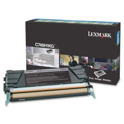 Lexmark C746H1KG, originálny toner, čierny