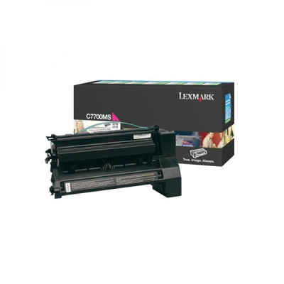 Lexmark C7700MS, originálny toner, purpurový