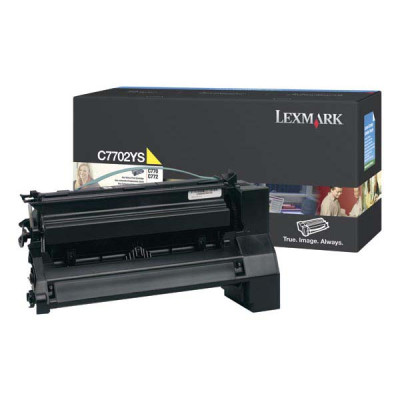 Lexmark C7702YS, originálny toner, žltý