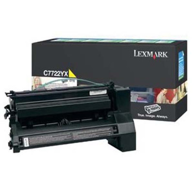 Lexmark C7722YX, originálny toner, žltý