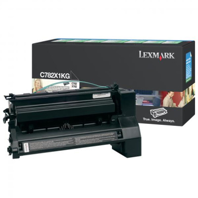 Lexmark C782X1KG, originálny toner, čierny