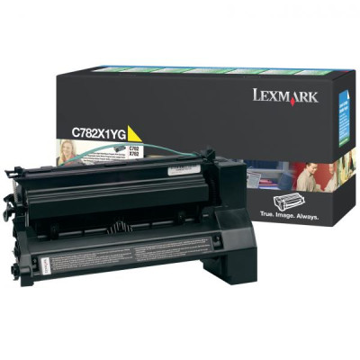 Lexmark C782X1YG, originálny toner, žltý