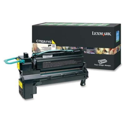 Lexmark C792A1YG, originálny toner, žltý